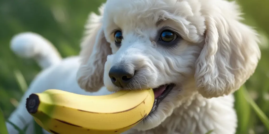 banana para filhotes de cachorro