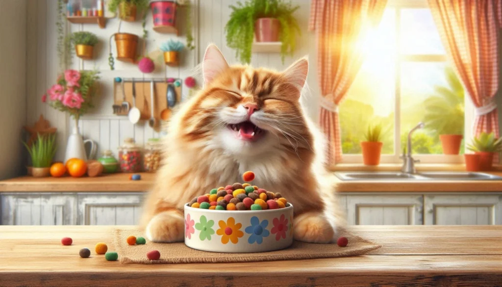 Gato Comendo