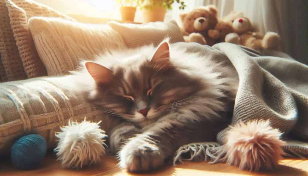 gato dormindo