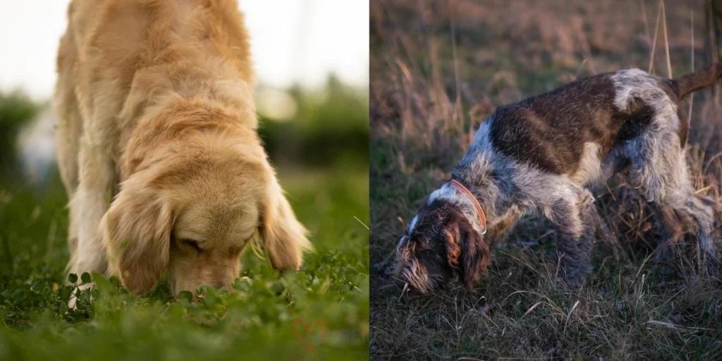 Cachorros Cheirando