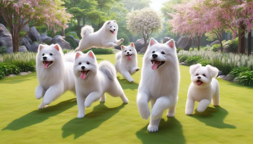 Cachorros correndo